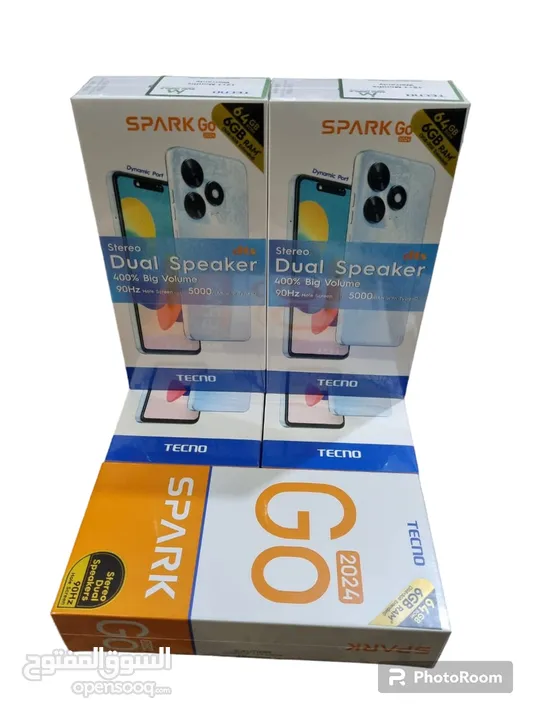 مكفول سنه جديد Spark 2024 رام 6 و 8 جيجا 64  و 128 متوفر توصيل