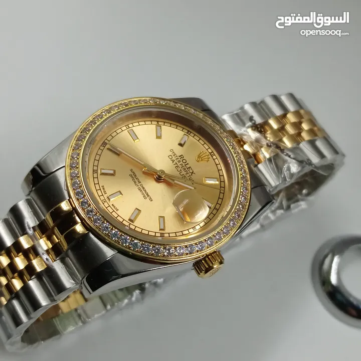 الساعات الرولكس الديت جاست النسائية متوفرة الان  من متجرنا