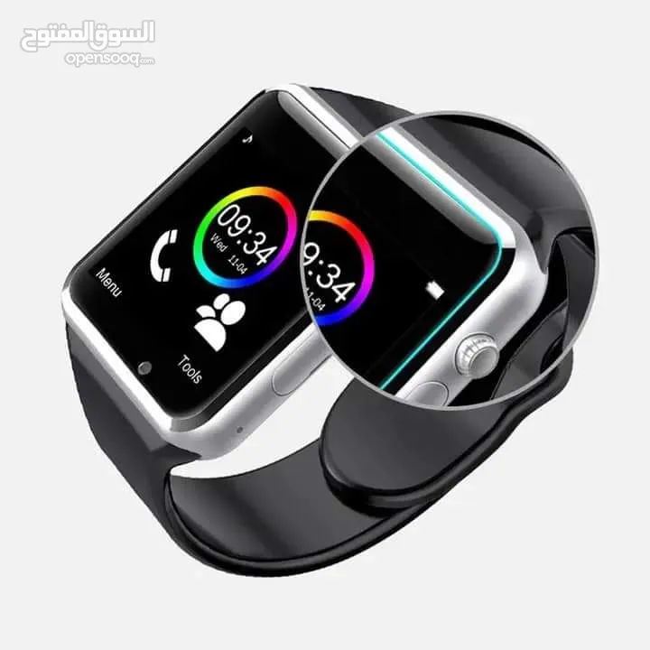 الساعة الذكية الاصلية A1 Smartwatch التي تدعم الشفرة وتعمل كهاتف نقال بسعر حصري ومنافس