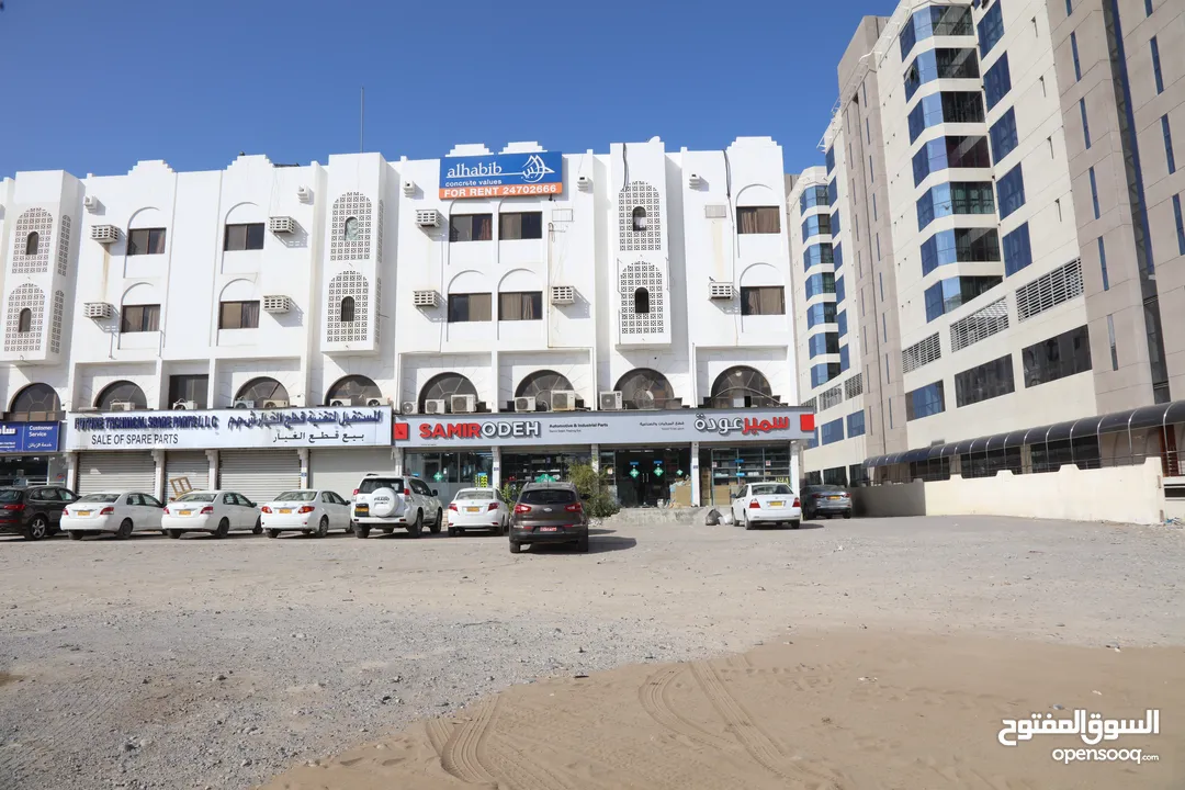 Spacious 2 Bedroom Flats with A/c's at Azaiba, next to AL Meera Hyper Market.