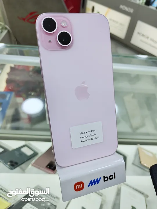 IPHONE 15 PLUS (256GB) USED /// جهاز ايفون 15 بلس ذاكرة 256 مستعمل وكاله