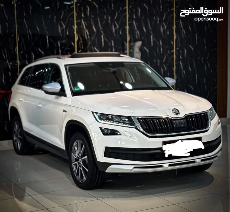 سكودا كودياك ترخيص 2019 مختم بالكامل فل الفل مع فتحة سقف بانوراما