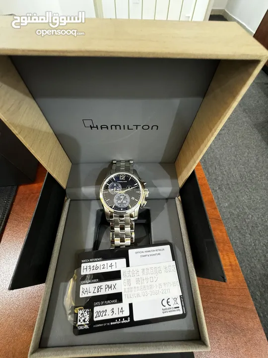 للبيع ساعة هاميلتون كالجديدة