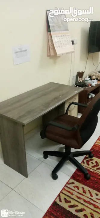 writing table with chair