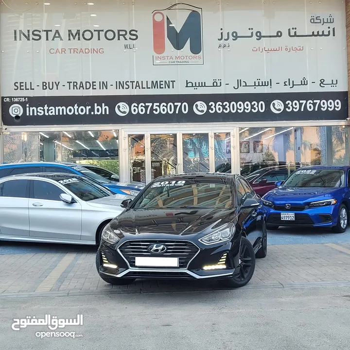 Hyundai Sonata 2018  limited V4 / 2.4 Bahraini  هيونداى سوناتا 2020 لمتد وكاله البحرين