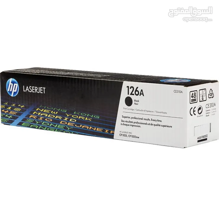 Black & Blue HP 126A Cartridges