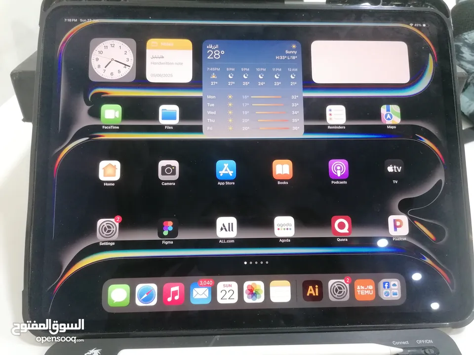 Ipad pro m4 13 inch like new