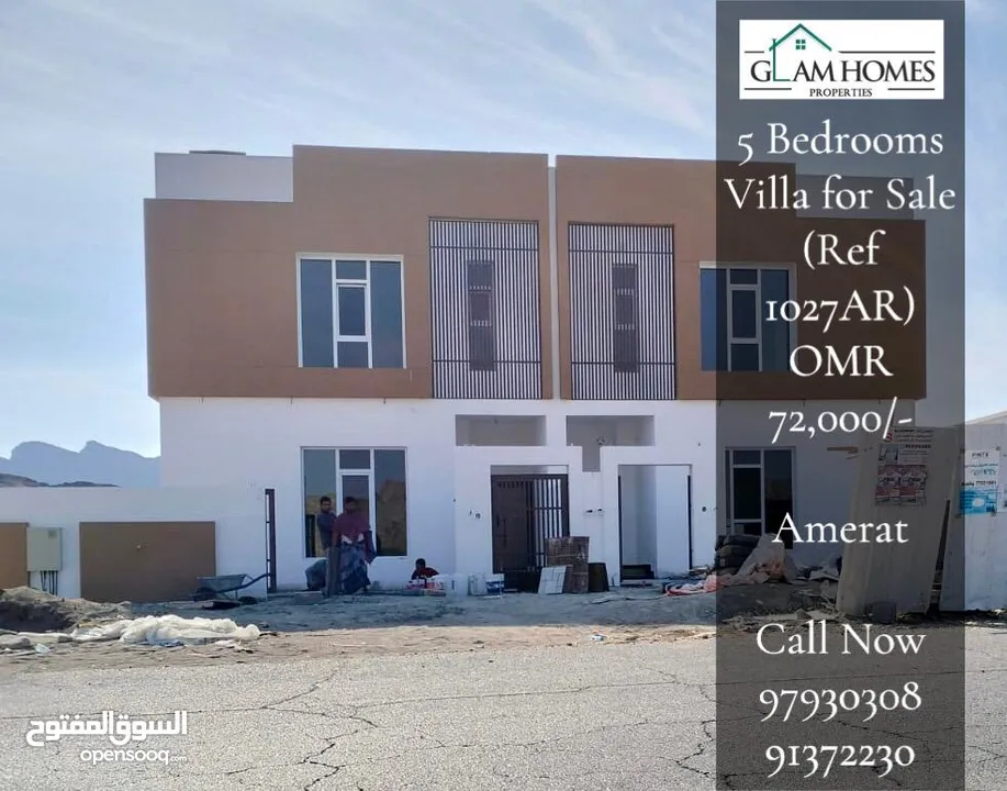 5 Bedrooms Villa for Sale in Amerat REF:1027AR