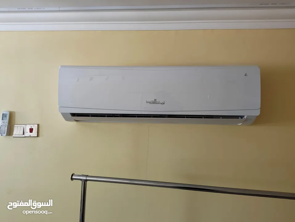 للبيع مكيف توب تيك  انفنتر استخدام شهر  فقط على الضمان 7 سنوات