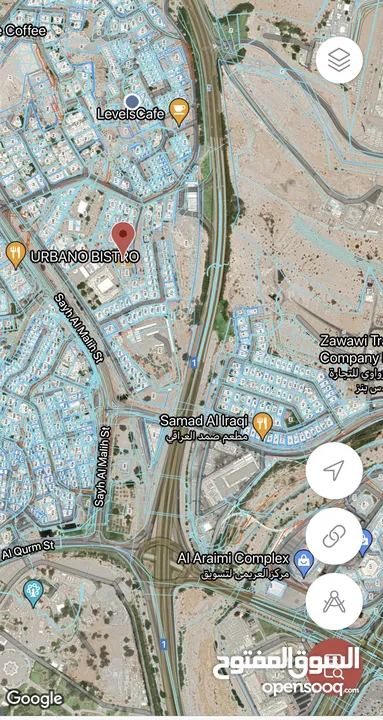 ارض سكنية في القرم منطقة راقية ومرتفعة خلف نفط عمان