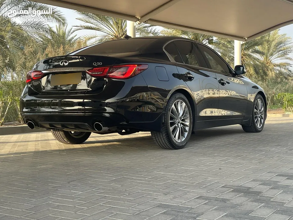 انفنتي Q50 نظيف جدا بممشى بسيط