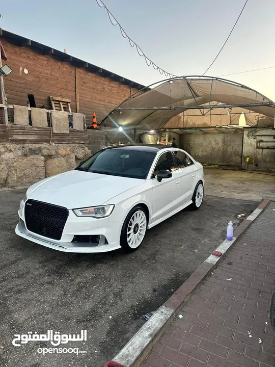 أودي A3 فل اضافات مع فتحة بانوراما فخمة جدا بسعر مغري للبيع عالكاش