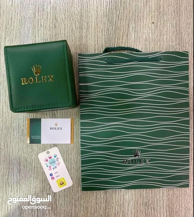 رولكس احدث موديلات مرفق بكج رولكس وكفاله سنه