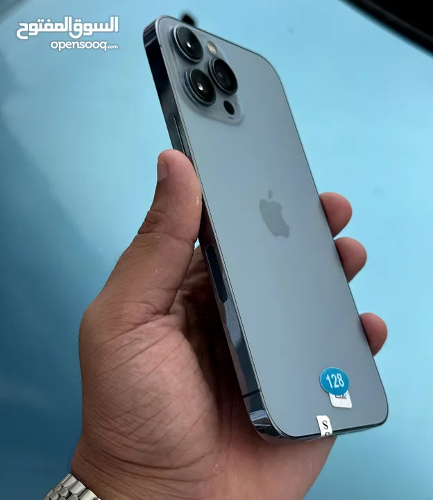 عرض خااص : iPhone 13pro max 128gb هاتف بحالة الوكالة نظيف جداً بدون شموخ و مع ضمان و بأقل سعر