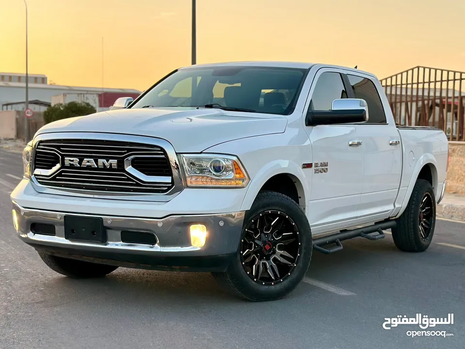 Ram 1500 ecodiesel Laramie 4x4 2017 فحص ، كلين ، تيربو ديزل ، مميز