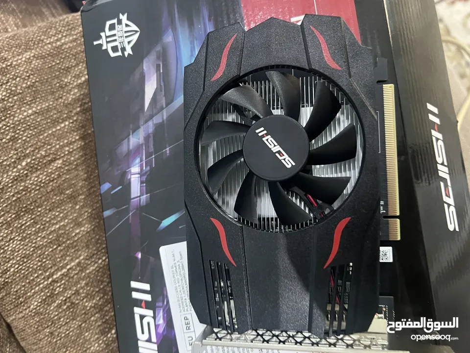 جديد لم يستعمل ابدا RX 560 4gb