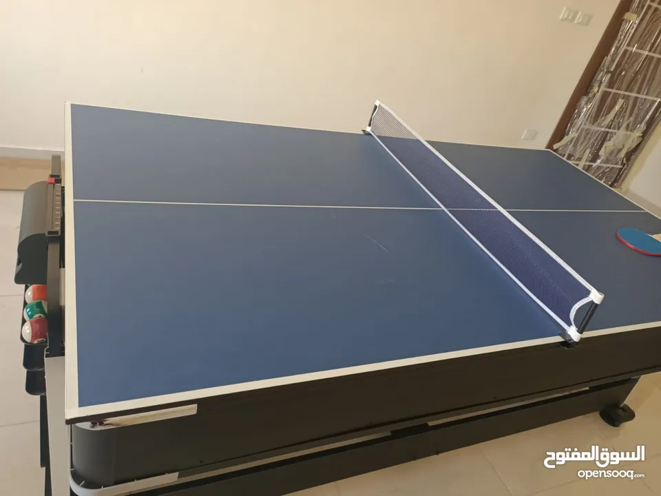 طاوله متعددة الألعاب4في1 متوفره الان أعلى جوده ومواصفات ستاندر بكامل اكسسواراتها لكل لعبه يوجد توصيل