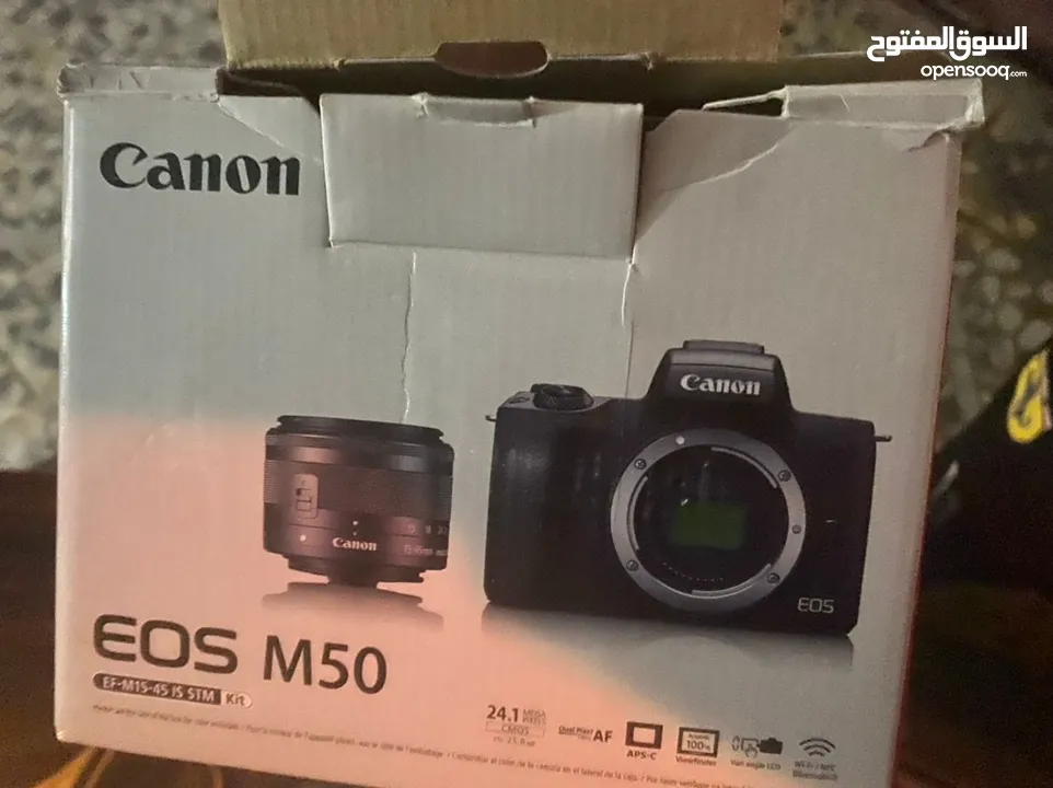 كاميرا كانون Canon EOS EF-M15-45 IS STM M50