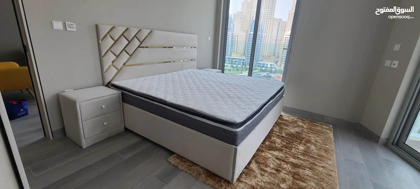 Custom made King Queen size bed any color  design and size in fectory price