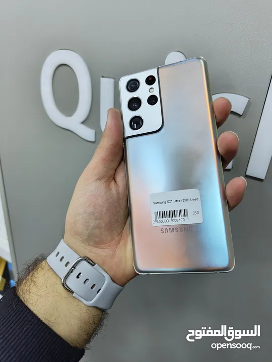 SAMSUNG S21 ULTRA ( 256GB ) / RAM 12 USED /// سامسونج اس 21 الترا ذاكرة 256 الرام 12 مستعمل وكاله