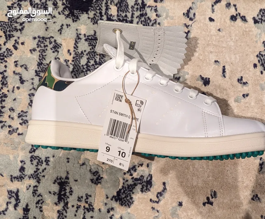 Bape x Stan smith golf style shoes limited edition
