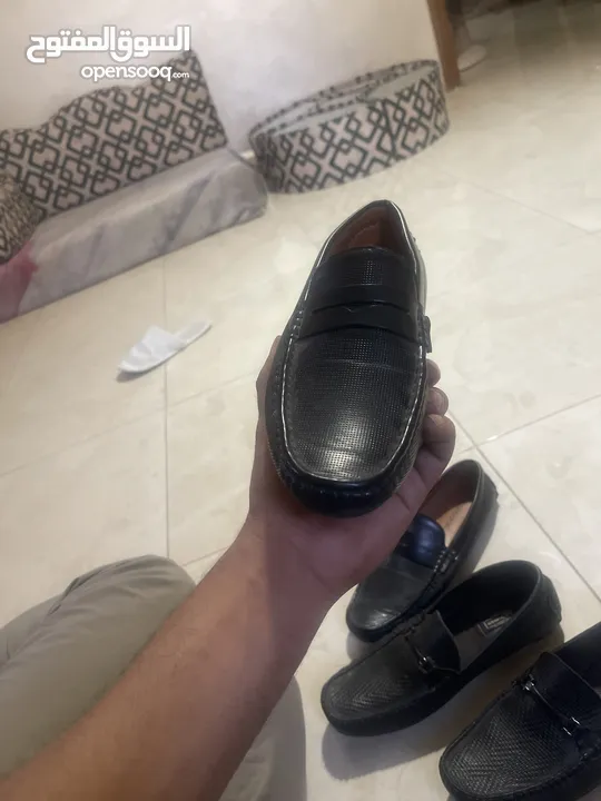 شروة احذية جلد طبيعي
