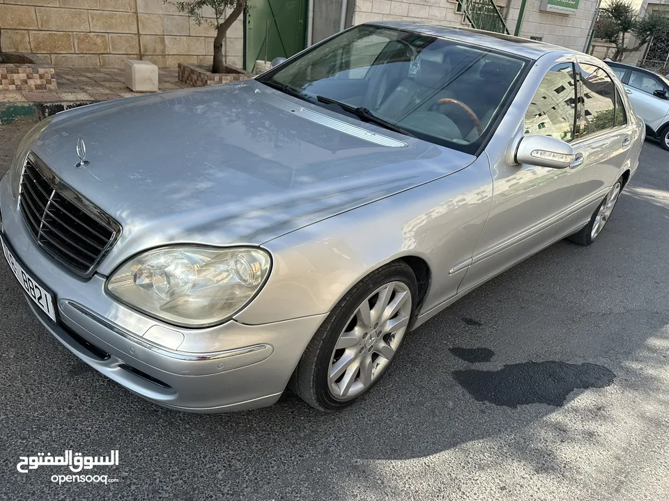 مرسيدس غواصة 350S للبيع موديل 2003 لون سلفر
