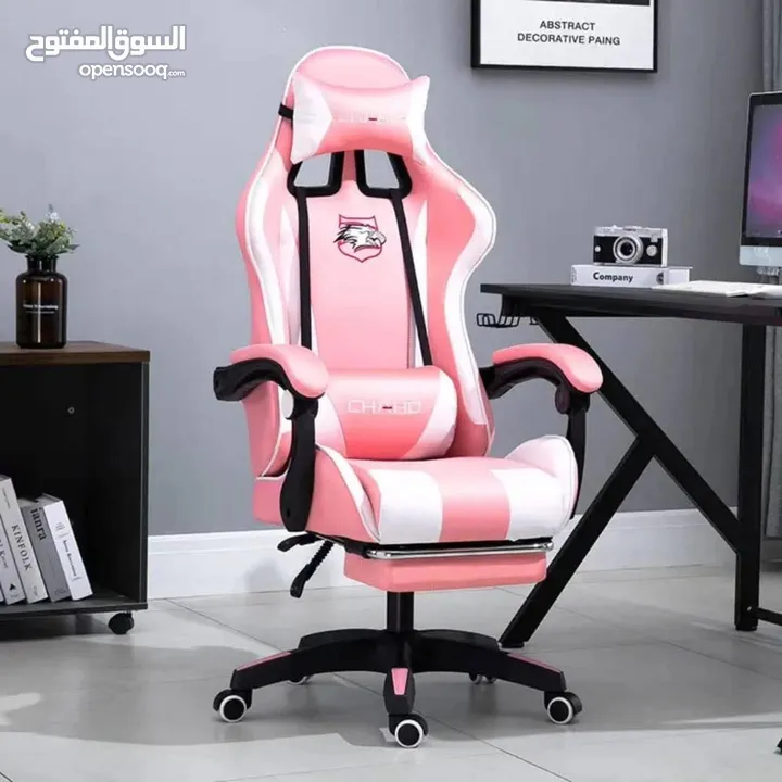 كرسي الجيمنج مع المساج الاصلي Black Star متوفر ب 5 الوان اللون • زهري - احمر - أسود - ازرق- أبيض