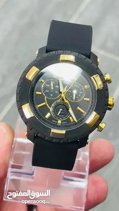 Cerruti 1881 swiss made الساعة بحالة الوكالة بدون علبة وكفالة توقيت رياضي Stopwatch Date and day