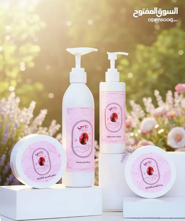 بكج روبي الكامل للعناية بالجسم – ترطيب، لمعان، روائح ثابتة ومنعشة No Brand