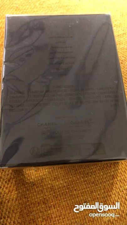 عطر بلو شانيل اصلي  رجالي 100ml فحص على الباركود