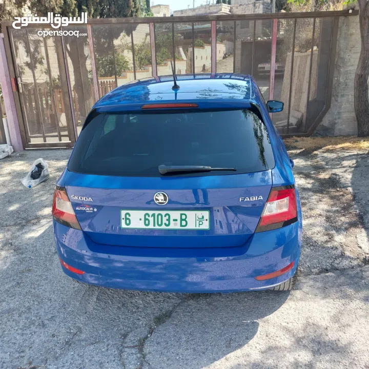سكودا فابيا موديل 2020 شركة ترخيص وتامين لشهر 6 كل شي حديد