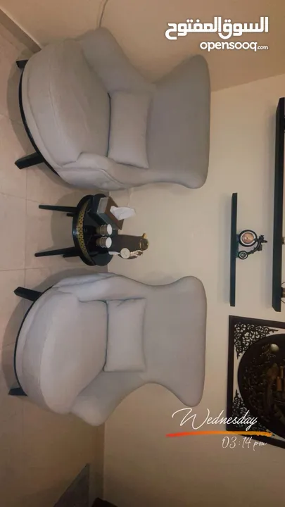 طقم كنب جديد مستعل أسبوع