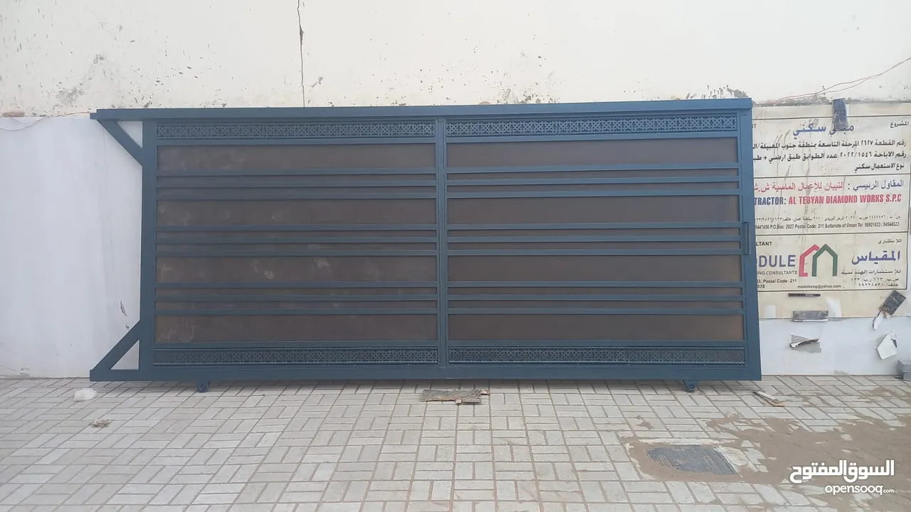 new steel gate is ready to fix same day