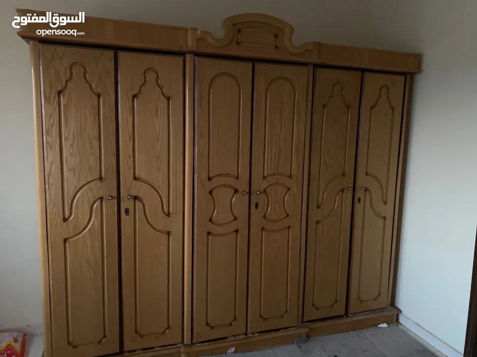 غرفة نوم كامله خشب لاتيه بحال الوكاله