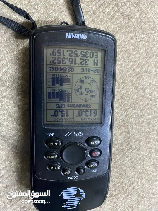 Garmen gps 72 جهاز تحديد المواقع