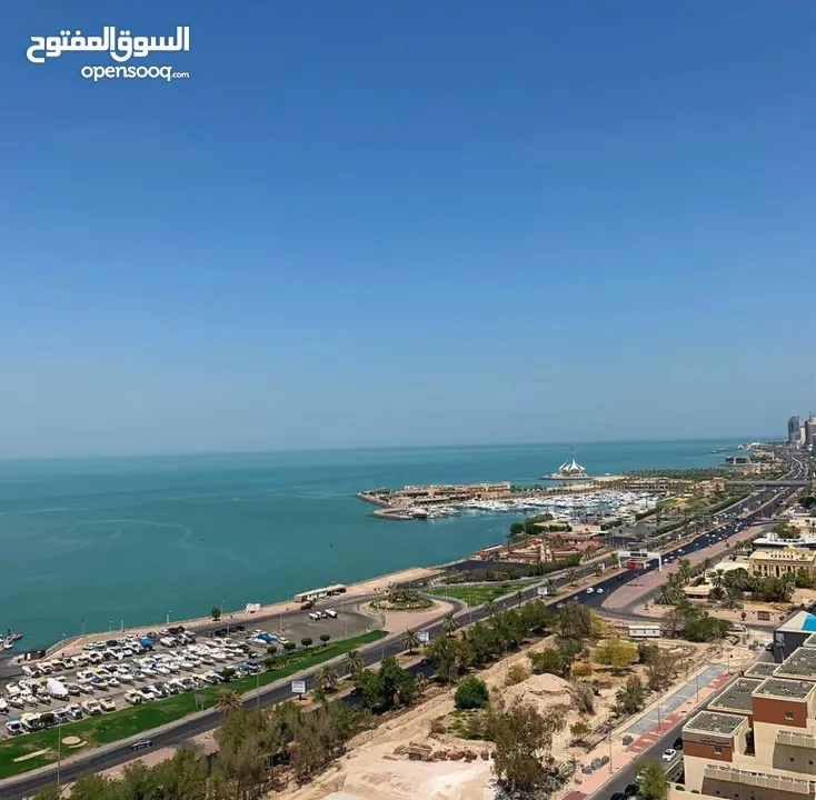 شقة سكنية للايجار فى Byblos complex السالميةقطعة9 الدور13- Sea view