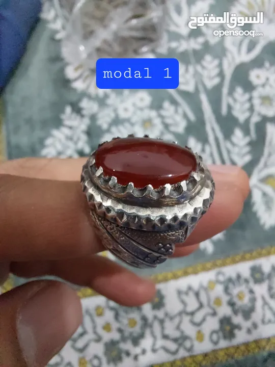 silver rings خواتم فضه