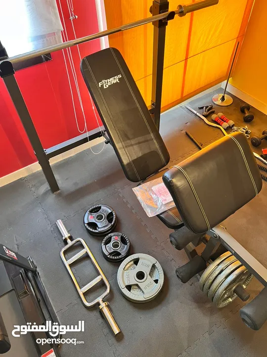 Fitness gear olympic bench almost new