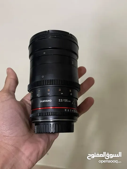 Samyang lens 135mm / T2.2 Full Frame Telephoto