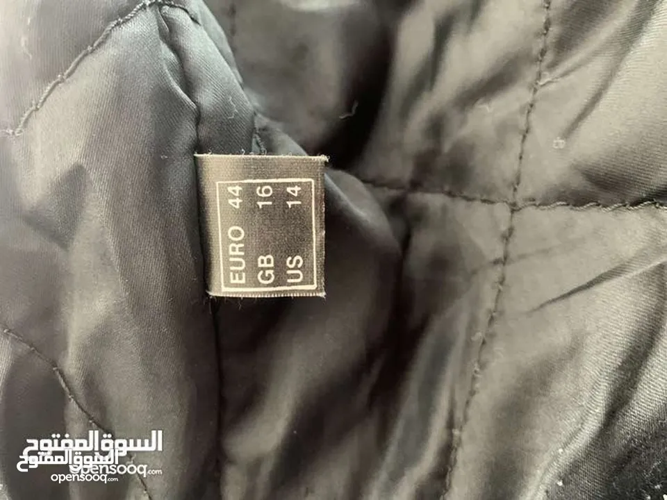 جاكيت دراجات جلد اسود