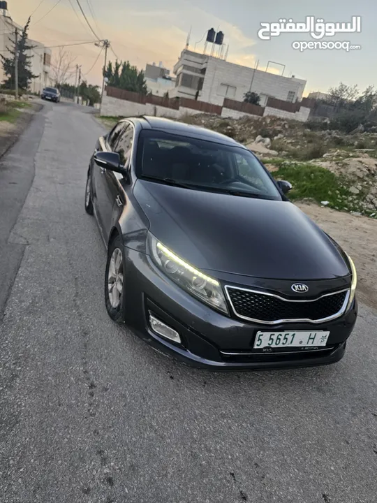 .كيا اوبتيما 2014 فل اضافات كاش 38000 الف كاش امكانيه البدل على كيا فورتي امكانية التقسيط  دفعه 15ال