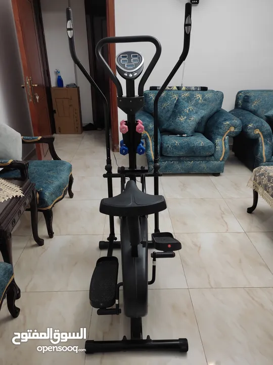 جهاز كروس وبسكليت رياضي من شركة World Fitness