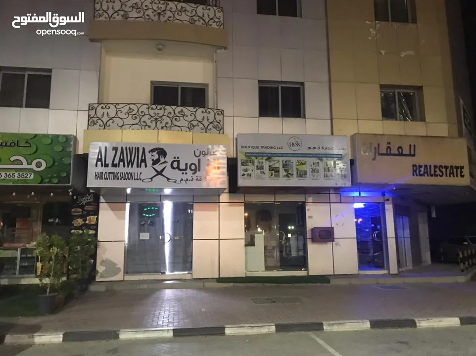 Gents Saloon For Sell in Ajman Opposite Ladies Park  Walking Area