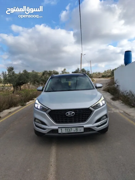 جيب هواندي توسان موديل 2016-ماتور 2000ديزل فل فل اضافات مع فتحة سقف بنوراما الجيب فحص شركة ونخب