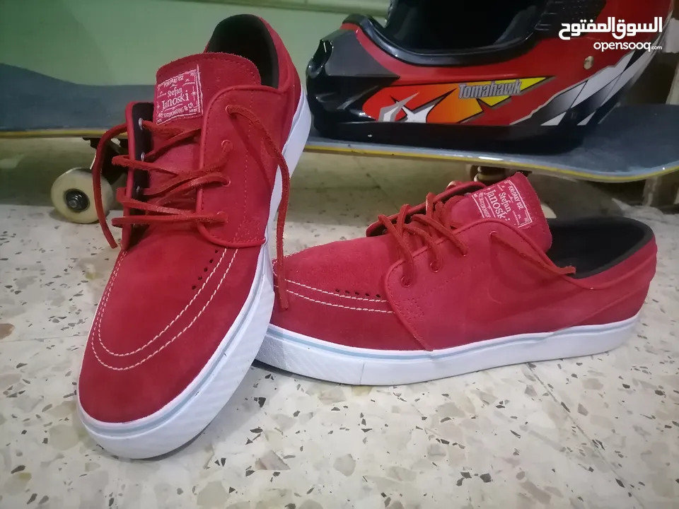 Nike SB Stefan janoski shoes    original top quality حذاء نايك اس بي لون احمر نادر