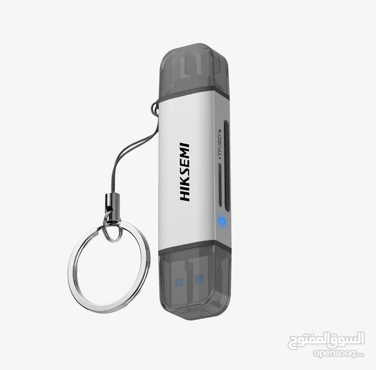 قارئ كروت ذاكرة مدخل سريع النقل من هيكسيمي Hiksemi Card Reader CR01 USB3.0 & Type-C