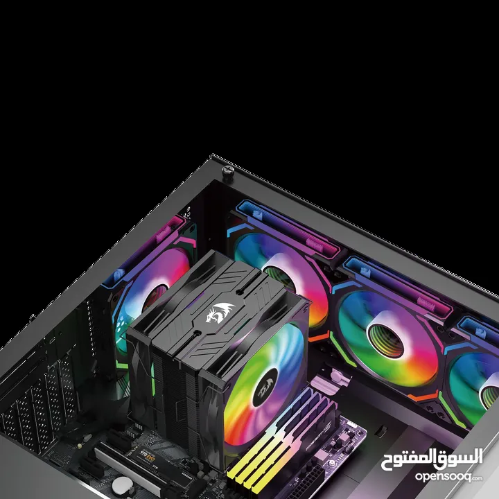 REDRAGON COOLING FAN GC-F012 مراوح كمبيوتر ARGB بسعر ناار ريدراجون أصلي
