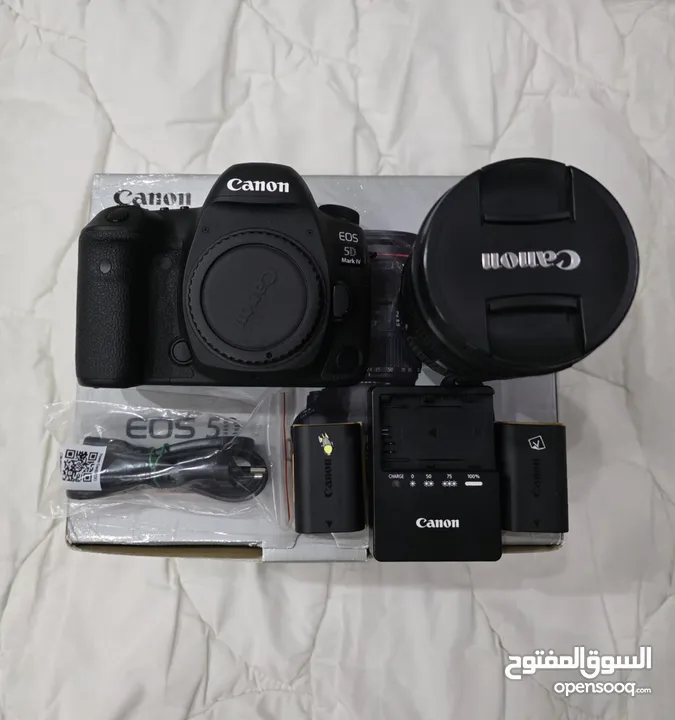 كاميرا كانون 5D مارك 4 Camera Canon 5D Mark IV Lens 24-105 USM II ممتازة لعشاق التصوير الاحترافي