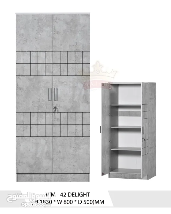 خزانة بثلاثة أبواب وبابين وباب واحد  3 Door , 2 Door and Single Door cupboard